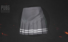 拉拉队条纹短裙