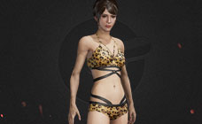 夏日豹纹比基尼