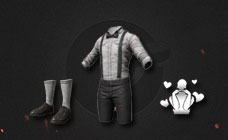 吊带裤配蝴蝶结套装