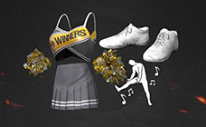 拉拉队队服套装