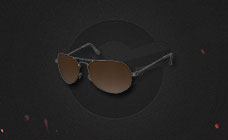 飞行员太阳镜（琥珀色）