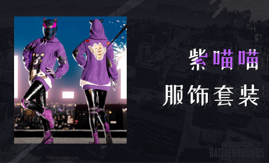 紫喵喵服饰套装