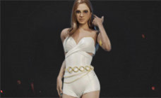 优雅夏日连衫裤套装