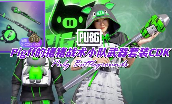 PUBG Pigff的猪猪战术小队武器套装CDK